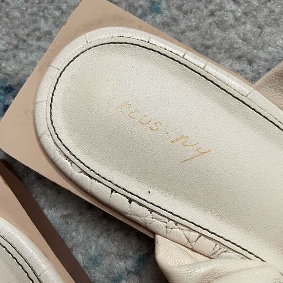 Sam Edelman Circus Iggy Cream Scrunchie Slide Sandals 6.5 - Picture 6 of 7